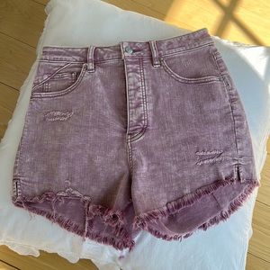 We the Fee CRVY vintage high rise shorts.